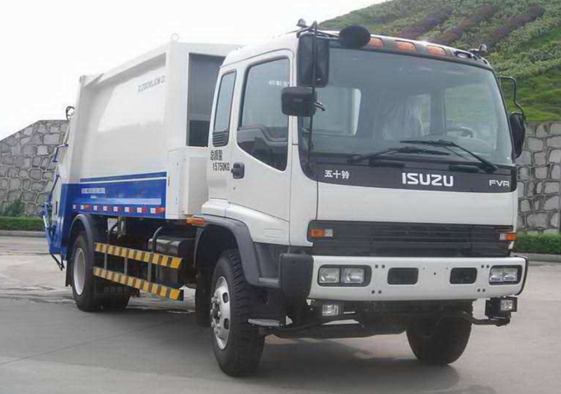 Application of compression garbage truck