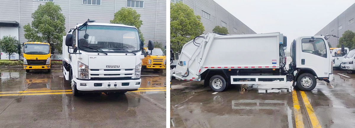 Tajikistan 700P Compressed Garbage Truck Order