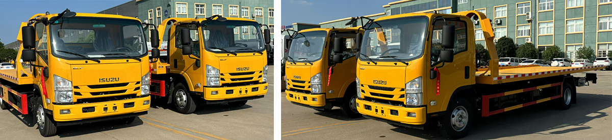 Good news! 2 700P National VI tow trucks shipped to Southeast Asia