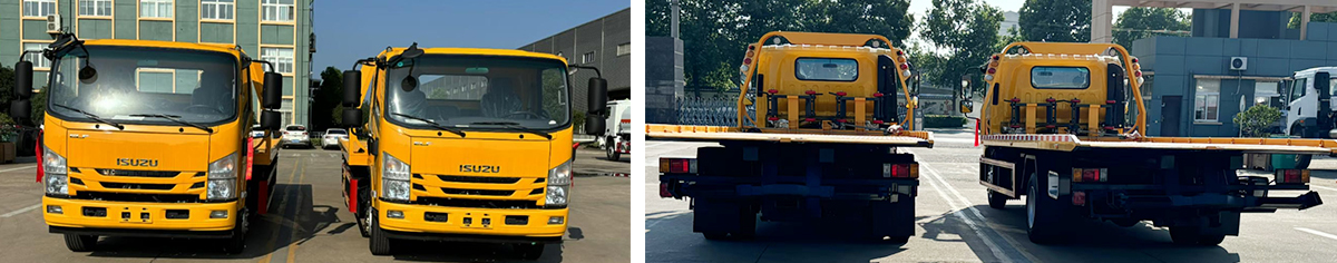 Good news! 2 700P National VI tow trucks shipped to Southeast Asia