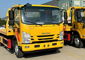 Good news! 2 700P National VI tow trucks shipped to Southeast Asia