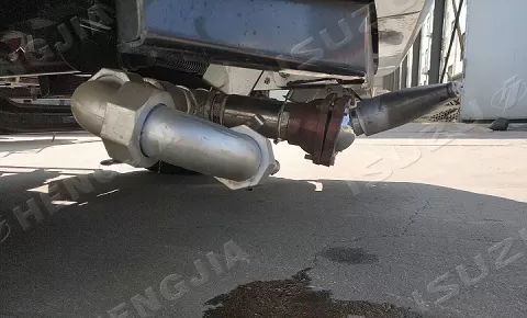 front spaying nozzle