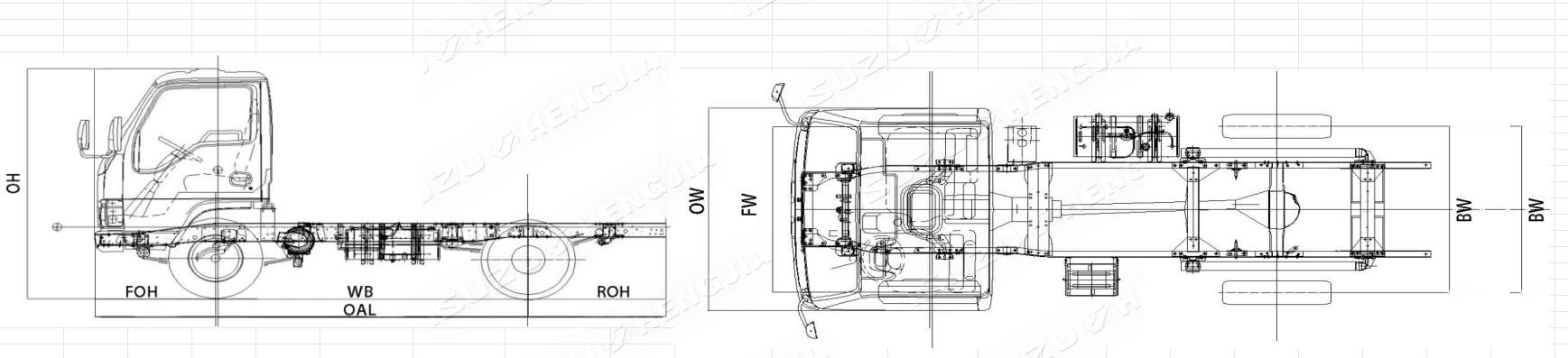 Chassis Truck 600P